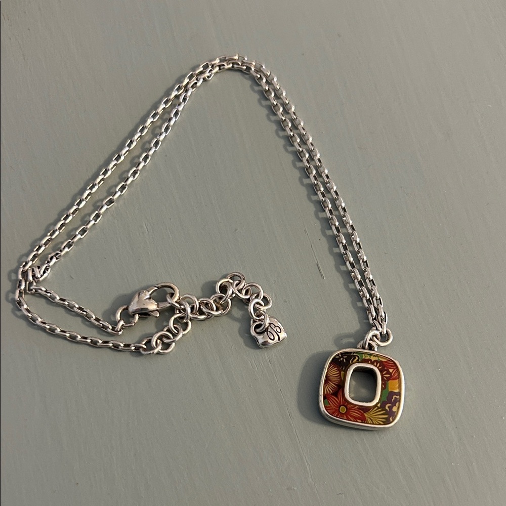 Silver and Gold Pendant Necklace